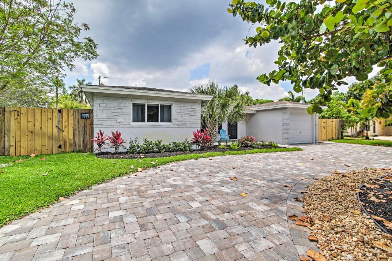 Vila The Teal House - Pool And Yard, 2 Mi To Beach Fort Lauderdale Exteriér fotografie